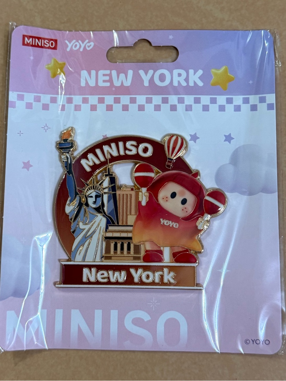 Miniso Yoyo Statue of Liberty New York City Magnet